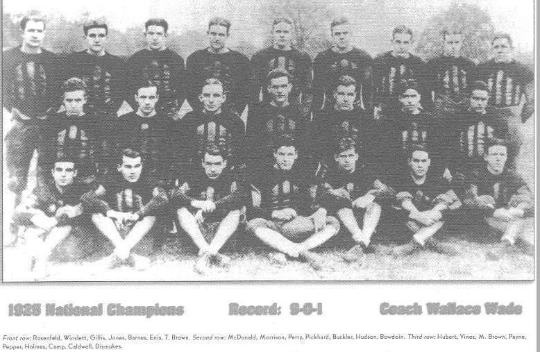 Alabama Crimson Tide 1925